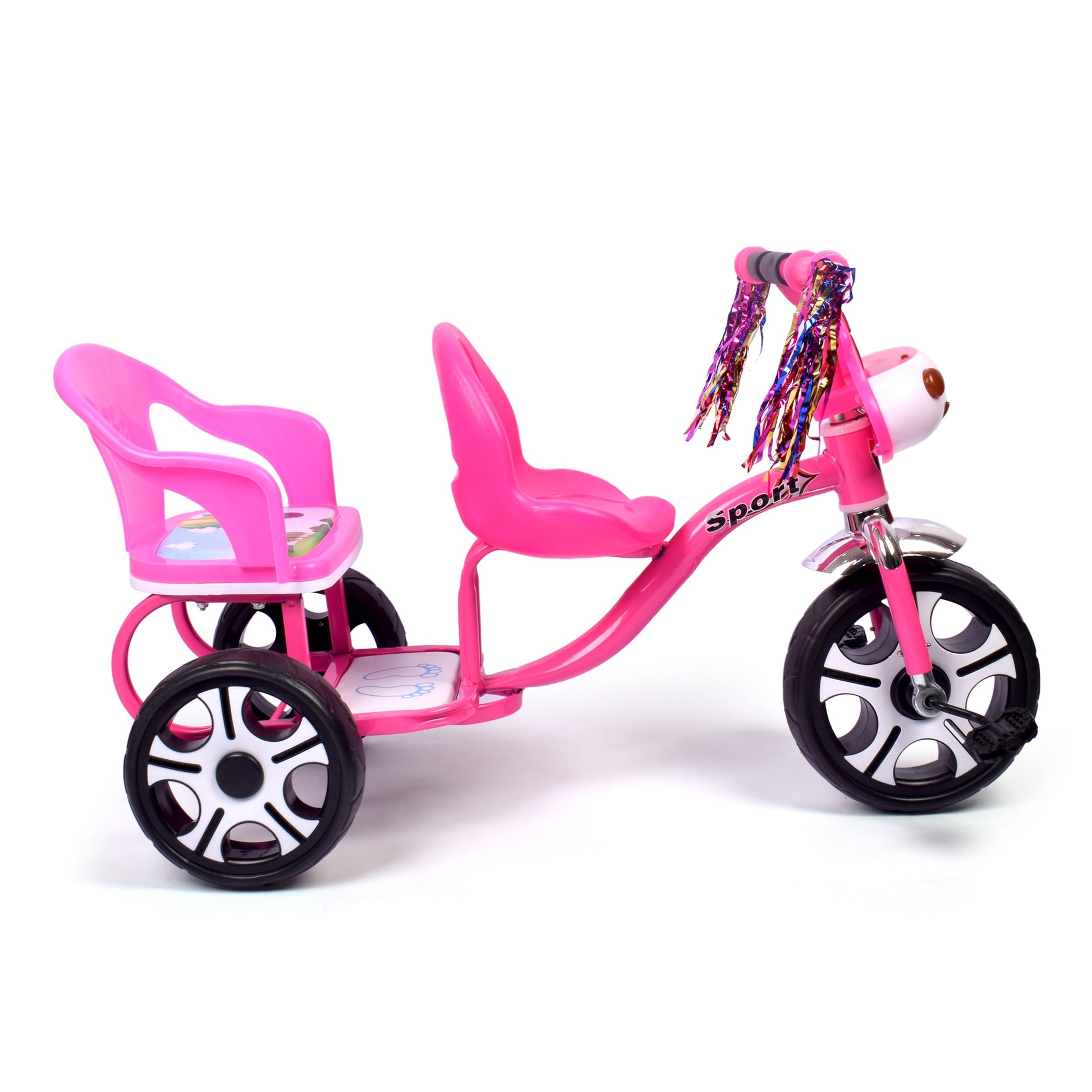 2 Kids Pink Tricycle