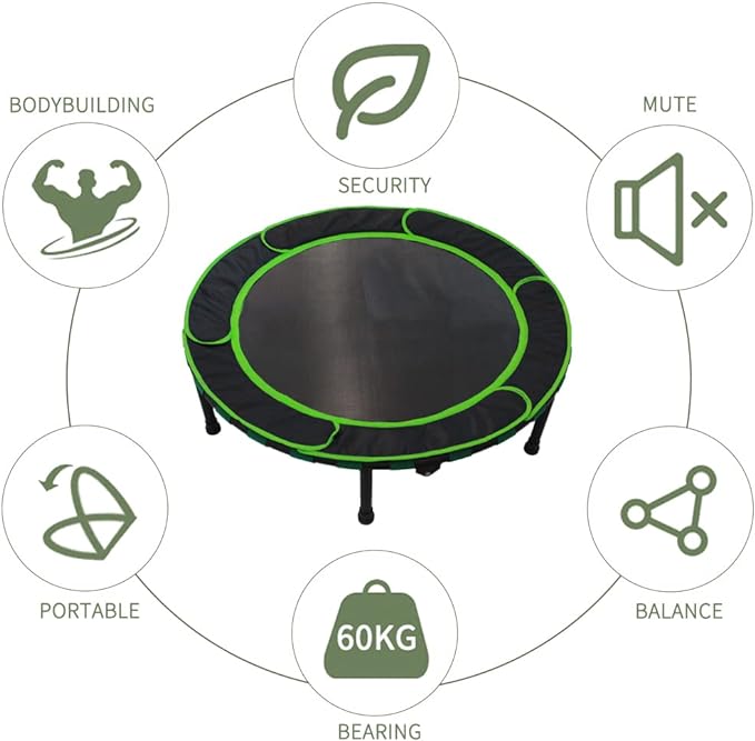 36" FOLDABLE TRAMPOLINE WITH HANDLE  JB-036C blue&pink colour