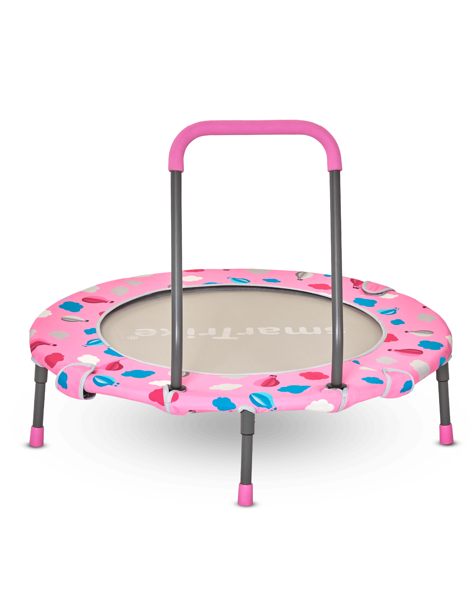 36" FOLDABLE TRAMPOLINE WITH HANDLE  JB-036C blue&pink colour