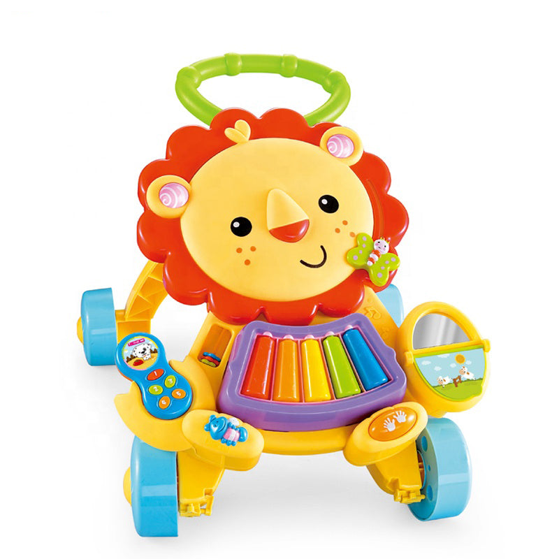 Musical Piano Lion Baby Walker