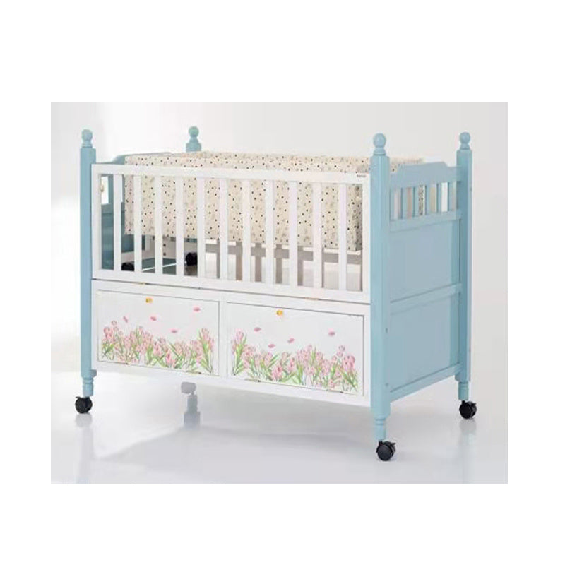 Junior Blue Baby Cot