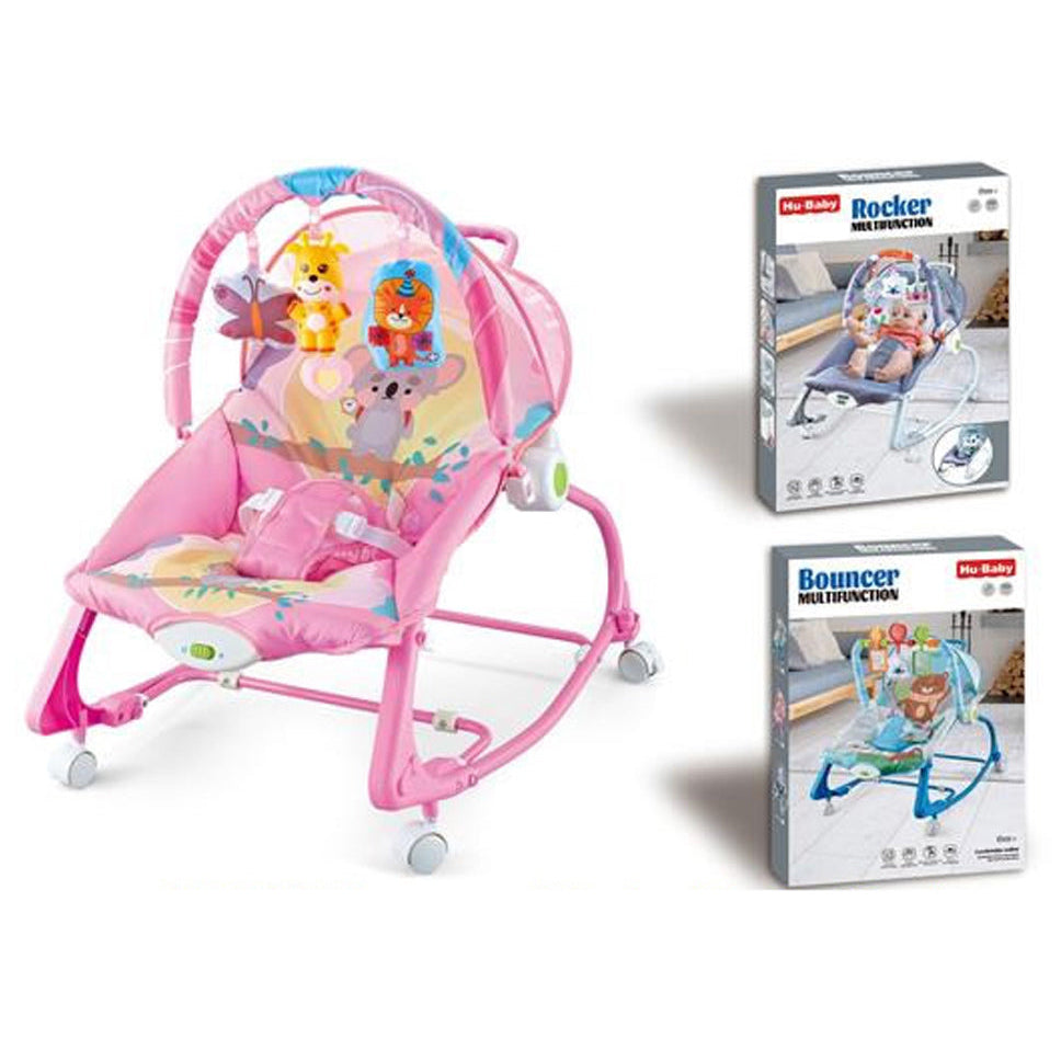 BABY ROCKING CHAIR WITH WHEEL & HANDLE