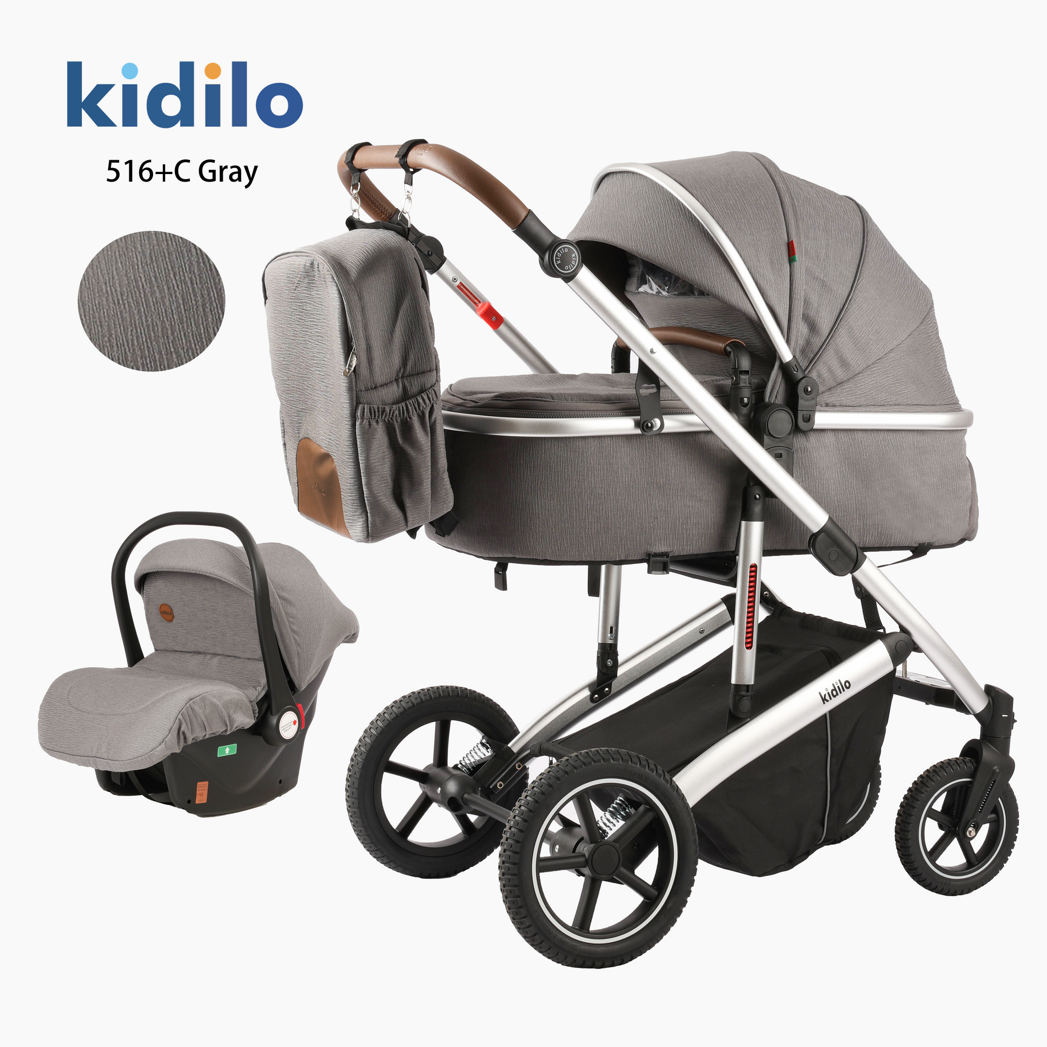 KIDS STROLLER WITH TRAVEL SET BAG KIDILO