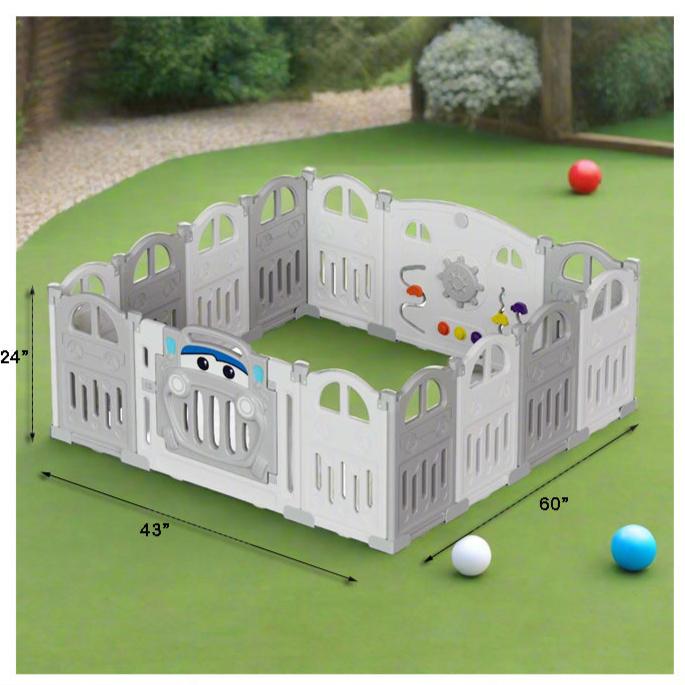 BALL POOL / FENCE L-60" W-43" H-24"