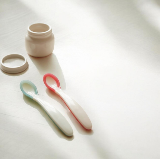 2 piece Color Changing Baby Feeding Spoon